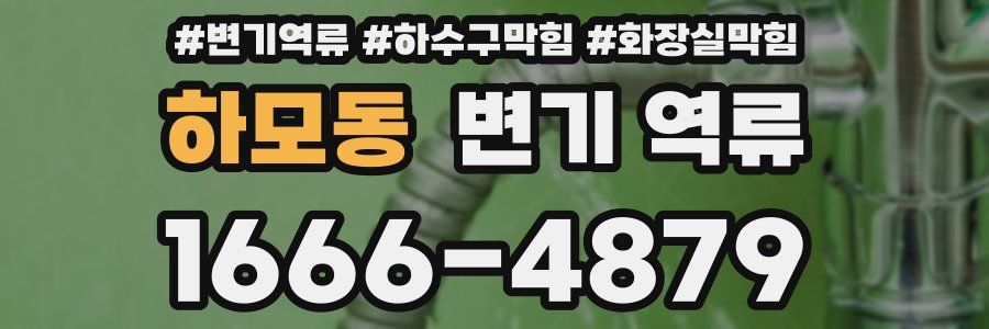 하모동 변기 역류