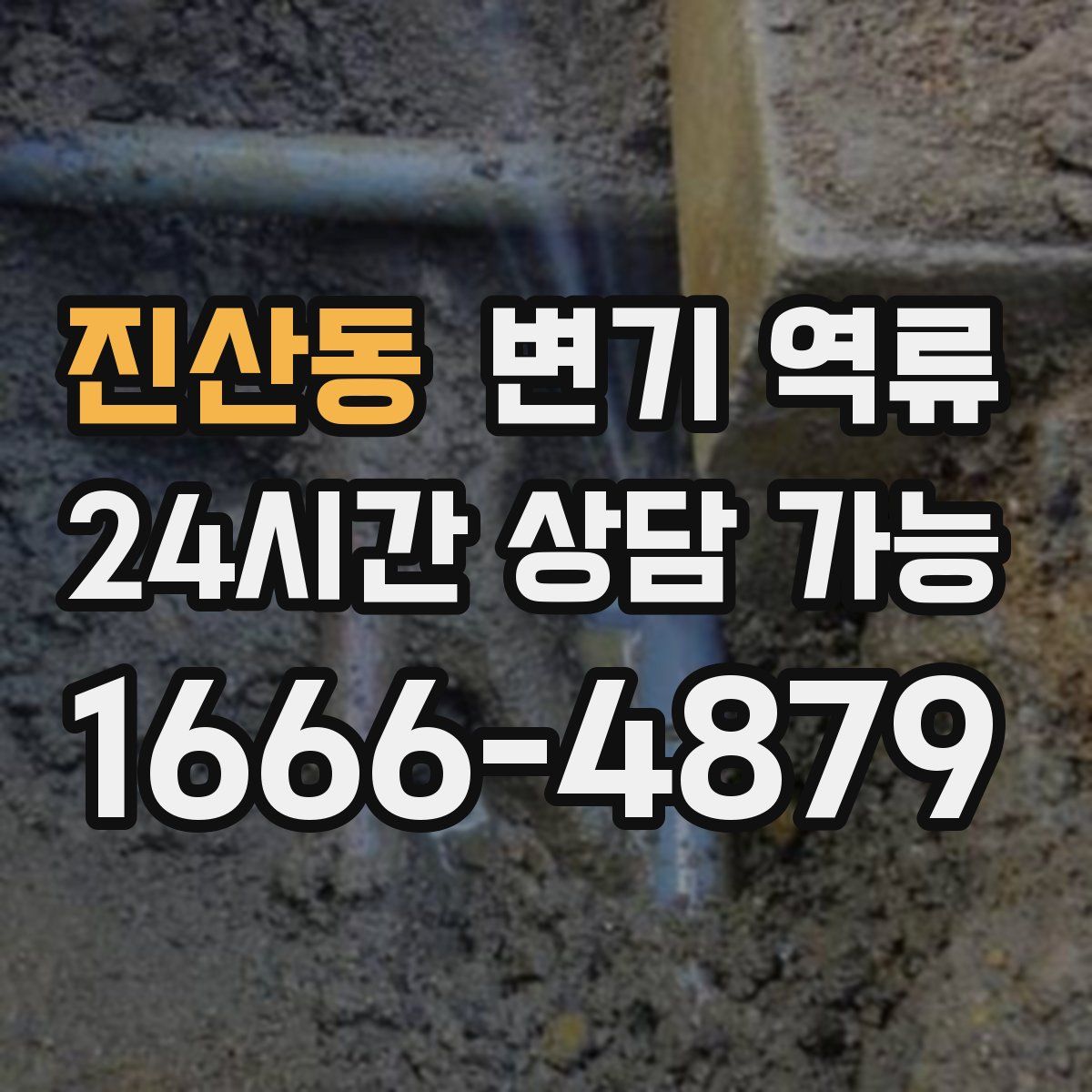 진산동 변기 역류