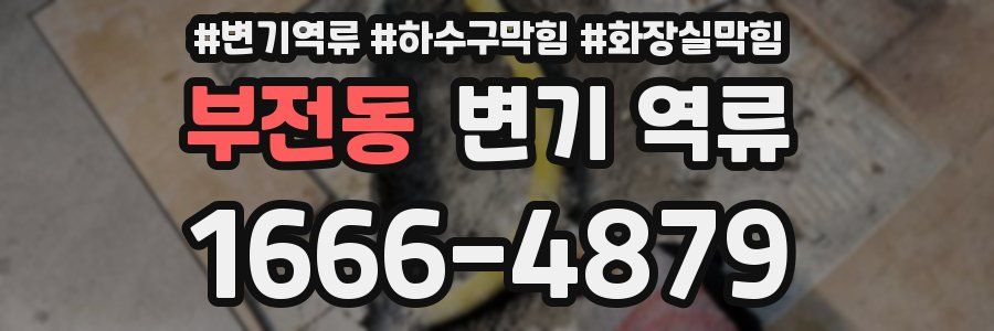 부전동 변기 역류
