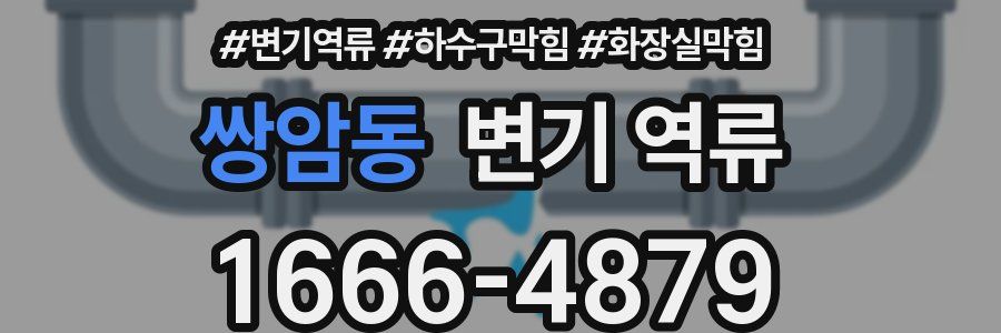 쌍암동 변기 역류