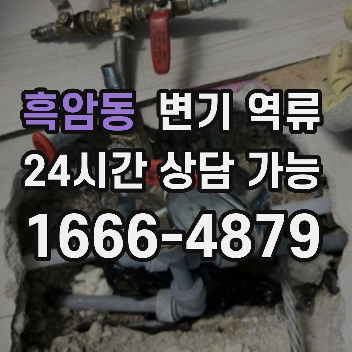 흑암동 변기 역류