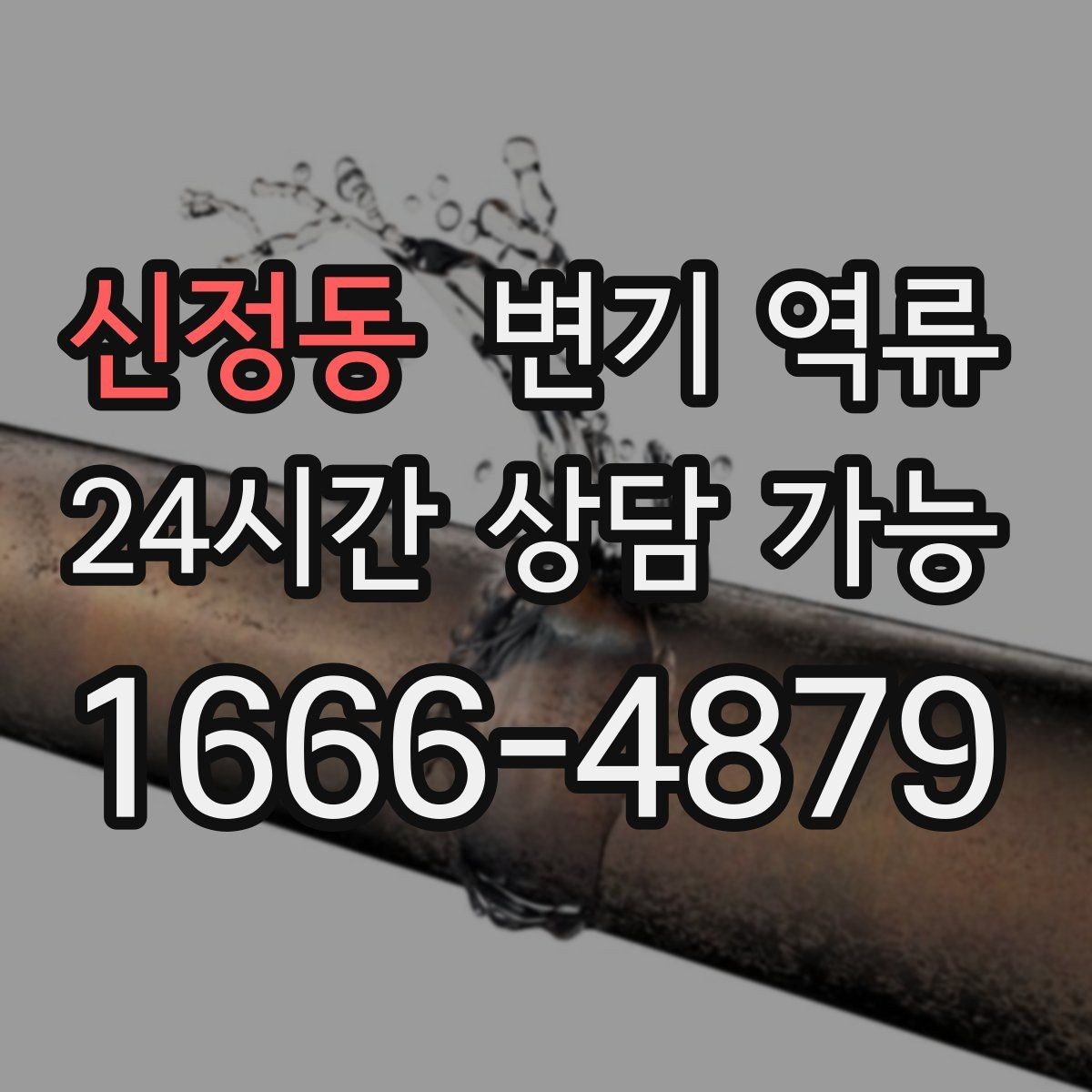 신정동 변기 역류 넘친 물을 닦기 전에 먼저 해야 하는 차단