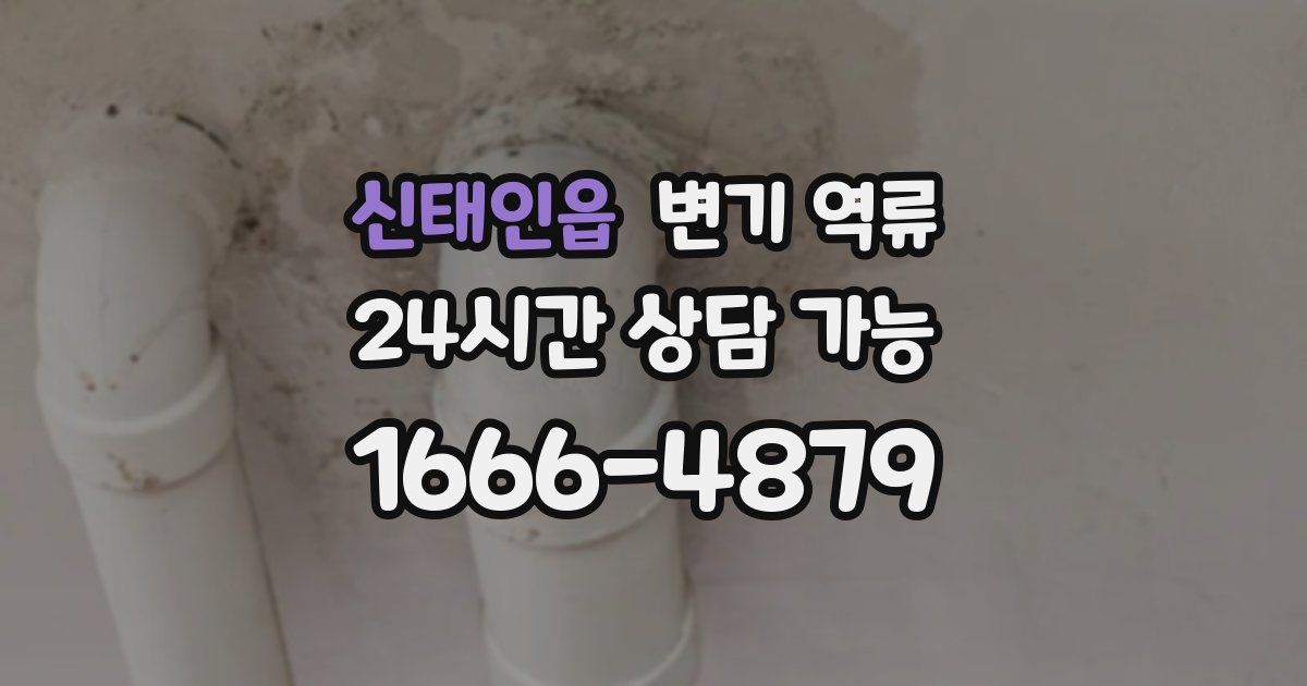 신태인읍 변기 역류