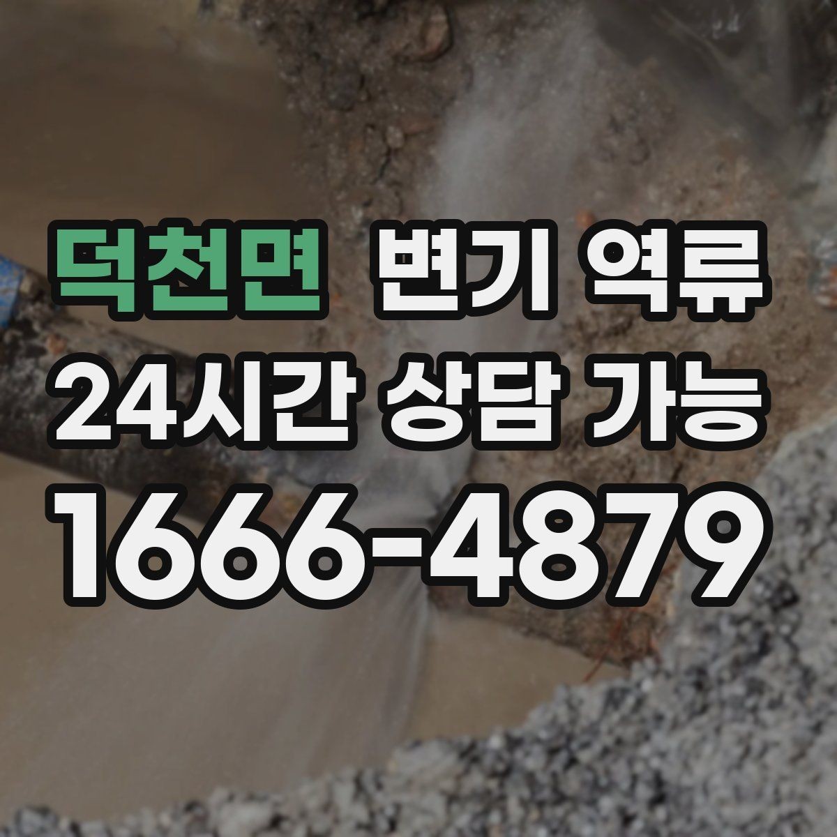 덕천면 변기 역류 주방 싱크대 배수와 연동되는 느낌이 들 때