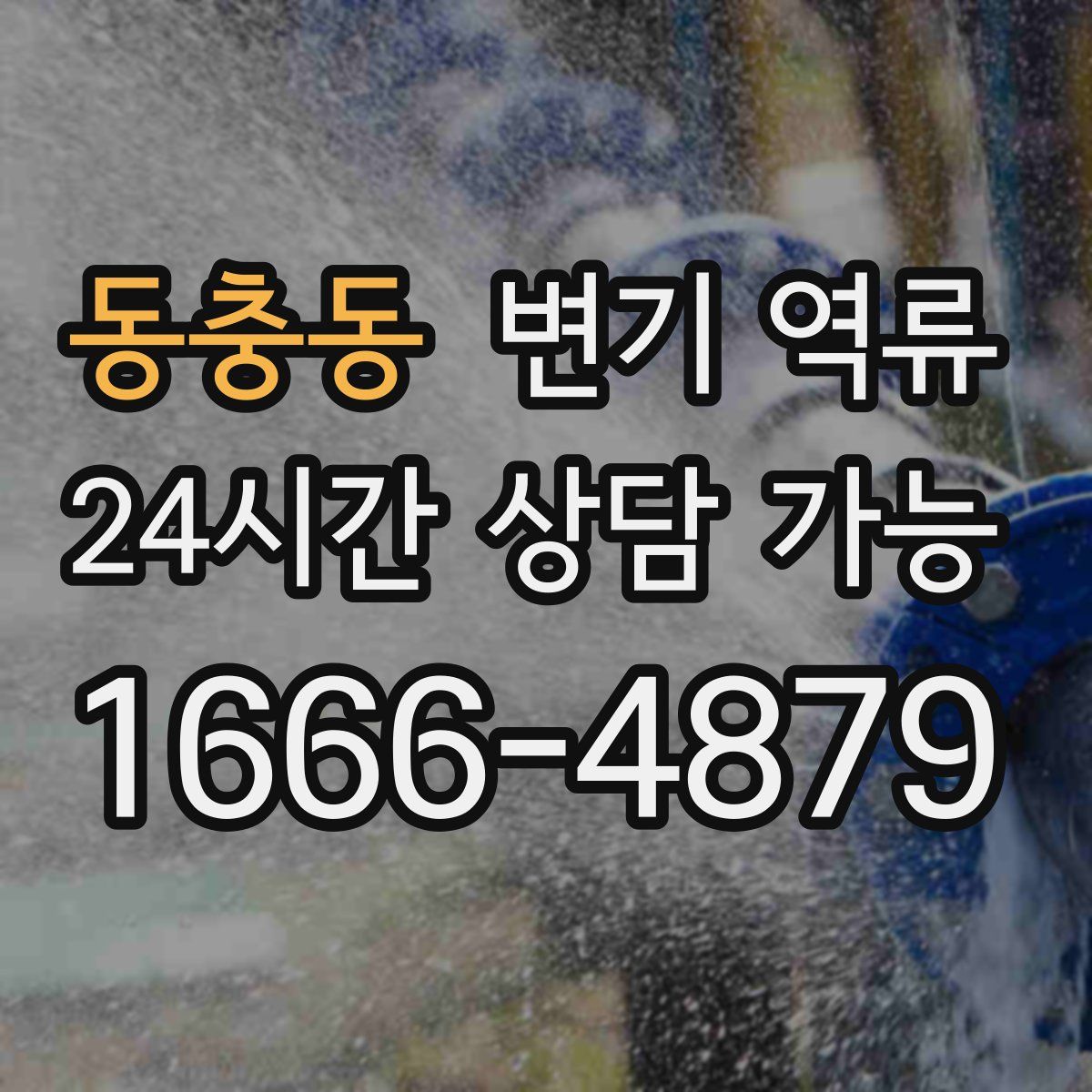 동충동 변기 역류