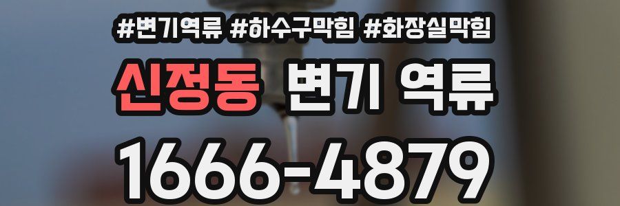 신정동 변기 역류