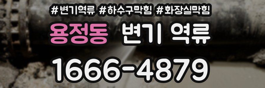 용정동 변기 역류