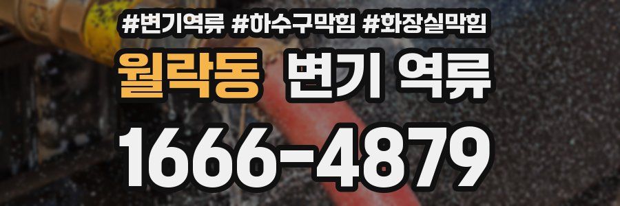 월락동 변기 역류