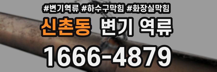신촌동 변기 역류