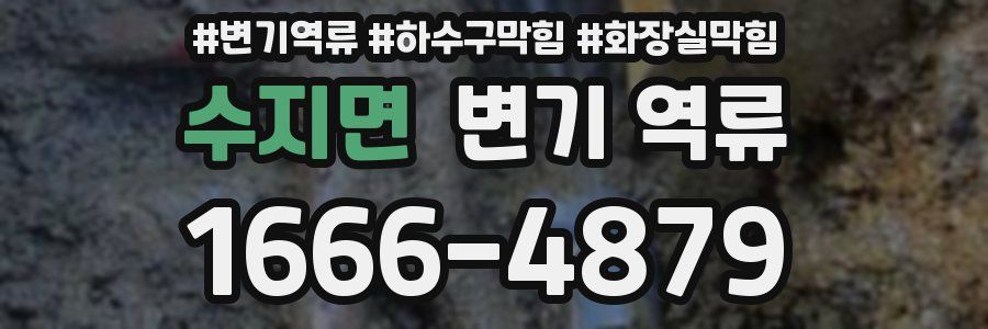 수지면 변기 역류