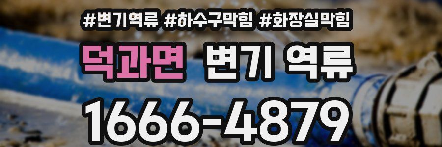 덕과면 변기 역류