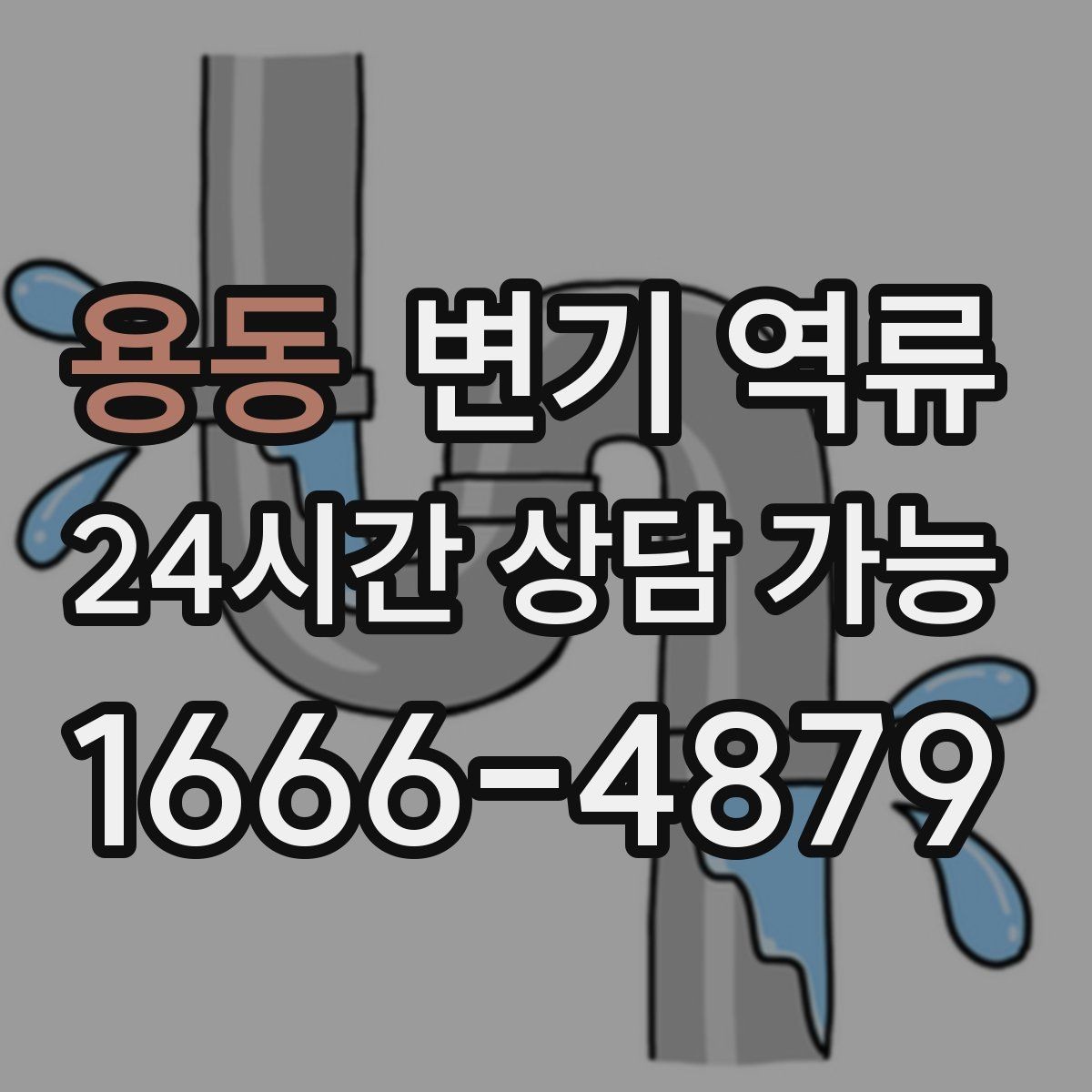 용동 변기 역류 통기 문제로 생기는 증상 정리