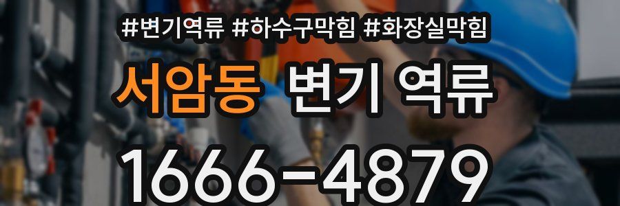 서암동 변기 역류