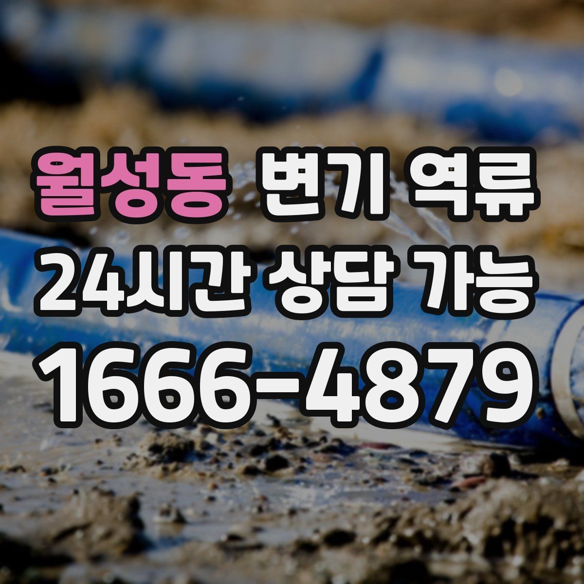 월성동 변기 역류 레버를 눌러도 수위만 오를 때 원인 추정