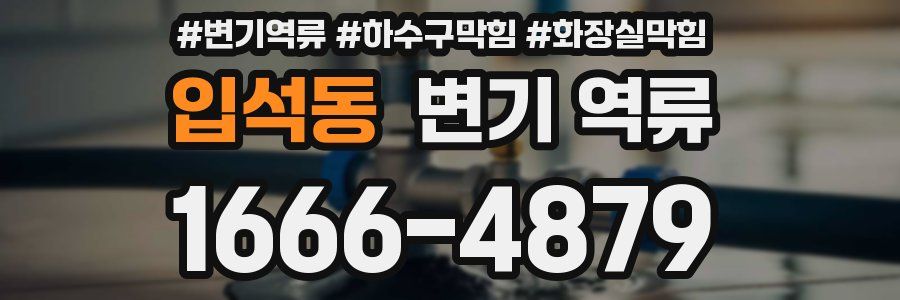 입석동 변기 역류