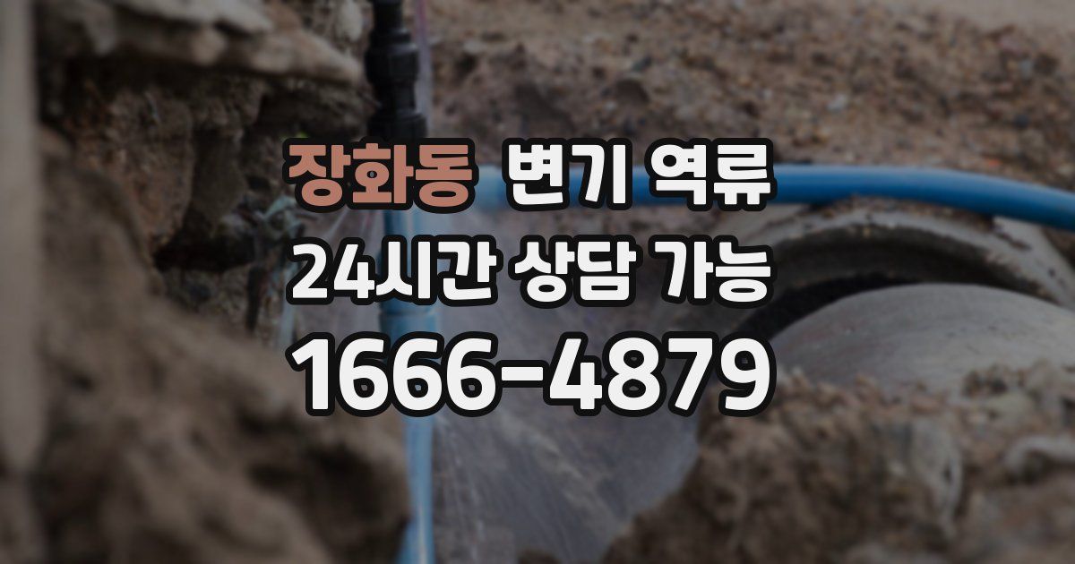 장화동 변기 역류