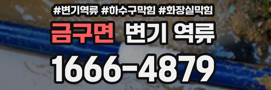 금구면 변기 역류