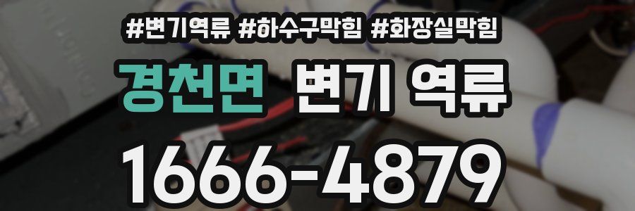 경천면 변기 역류