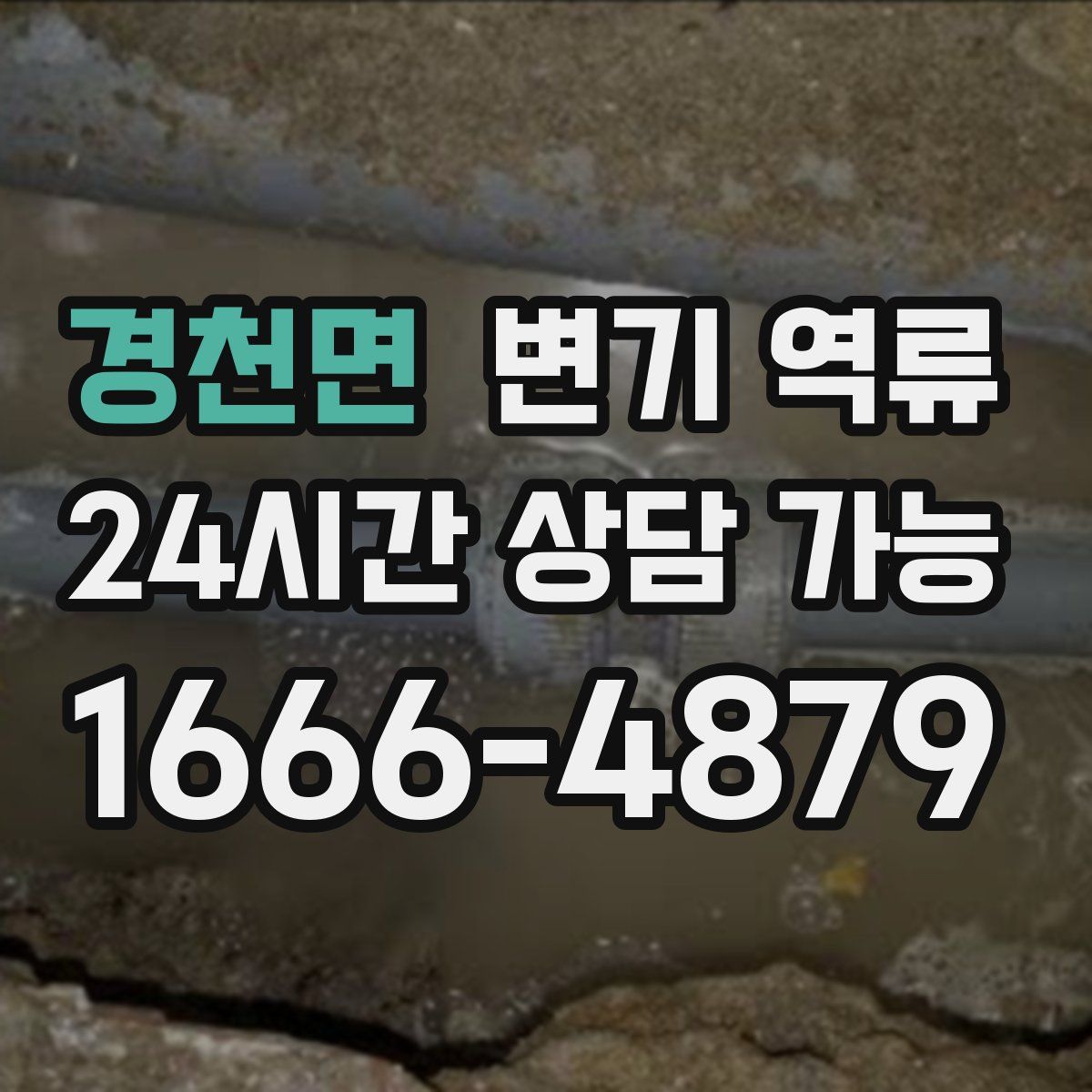 경천면 변기 역류