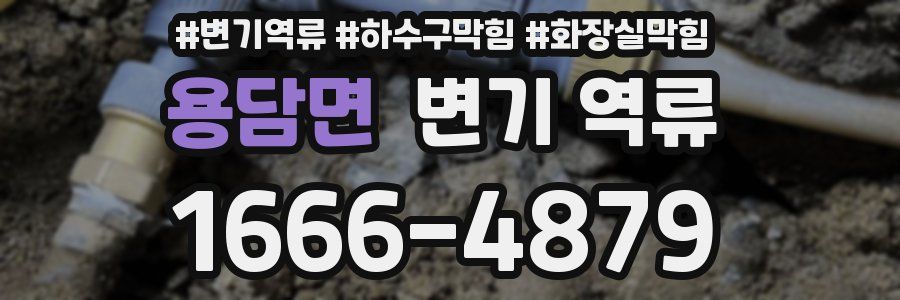 용담면 변기 역류