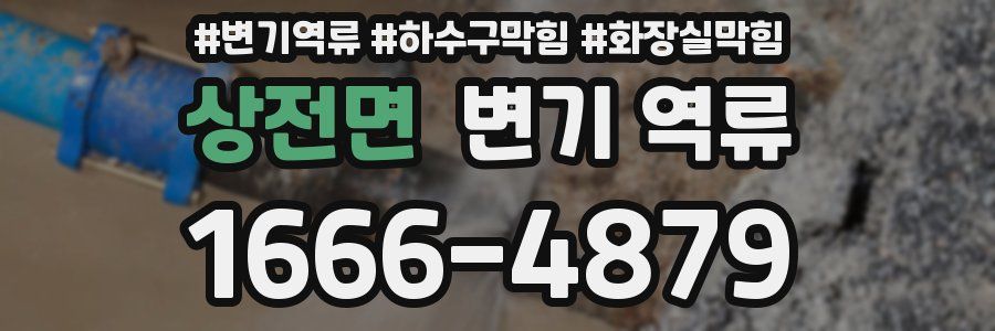 상전면 변기 역류