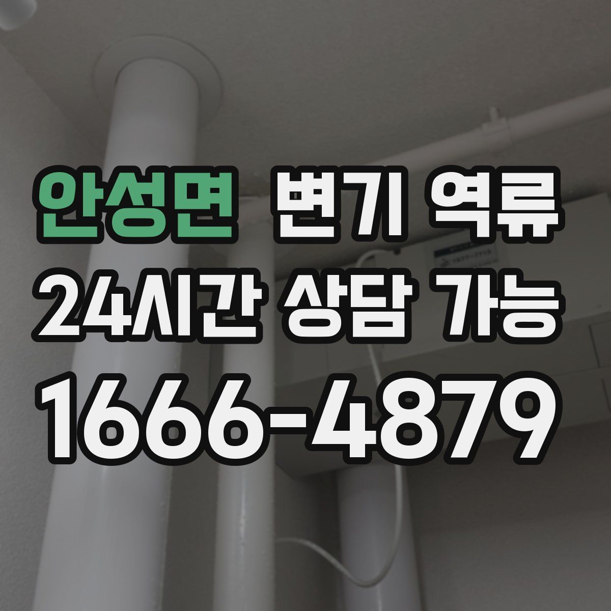 안성면 변기 역류