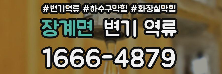 장계면 변기 역류