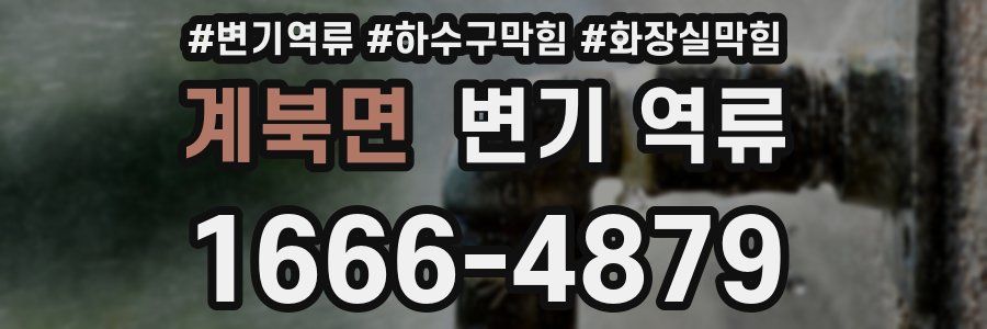 계북면 변기 역류