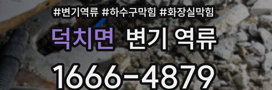 덕치면 변기 역류