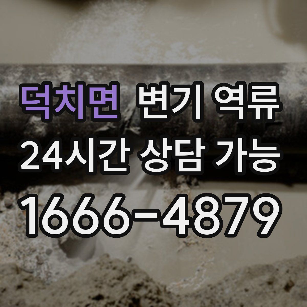 덕치면 변기 역류