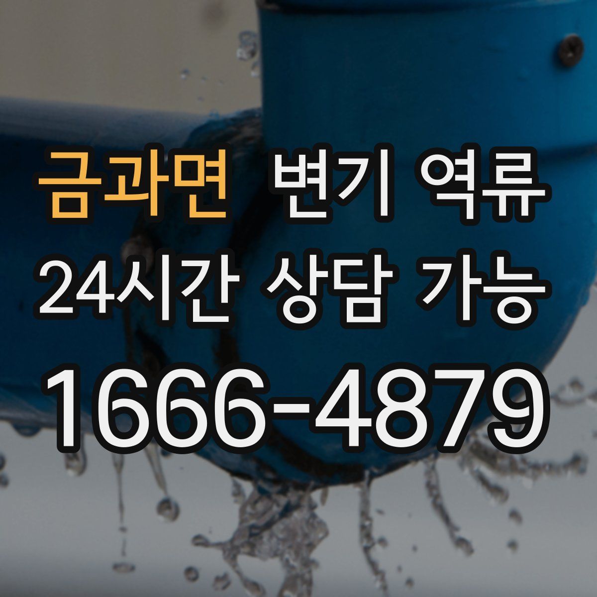 금과면 변기 역류