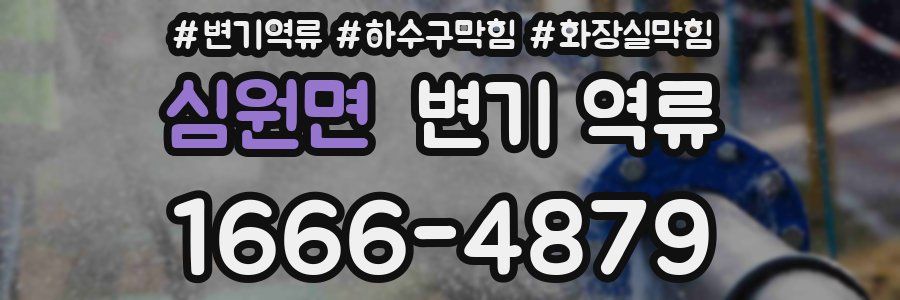 심원면 변기 역류