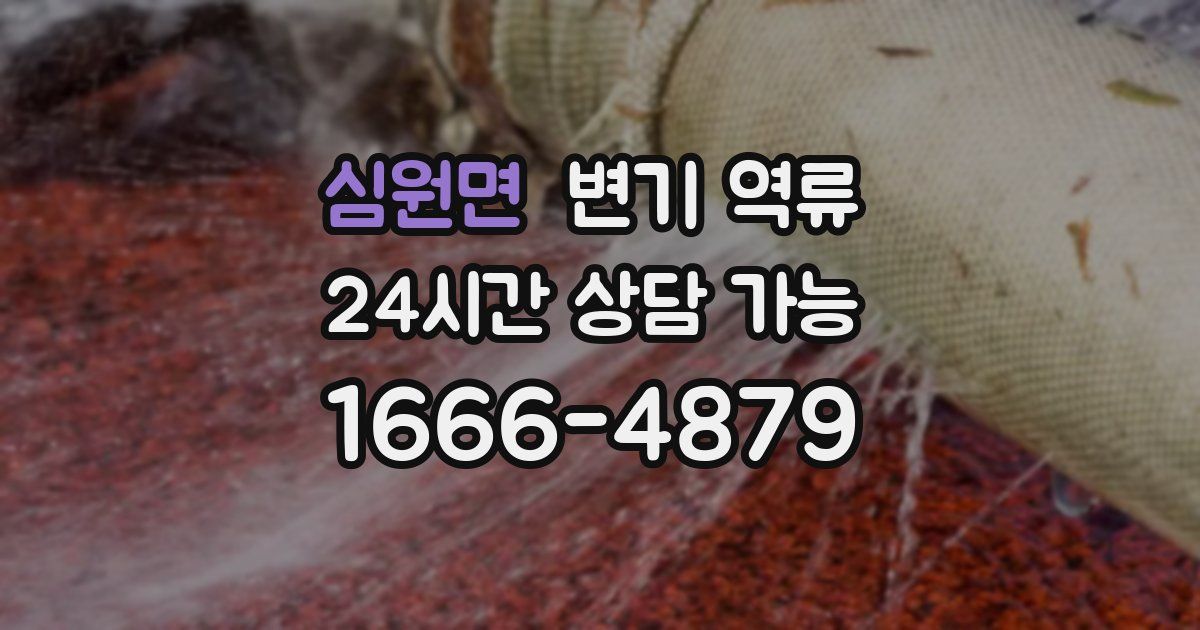 심원면 변기 역류