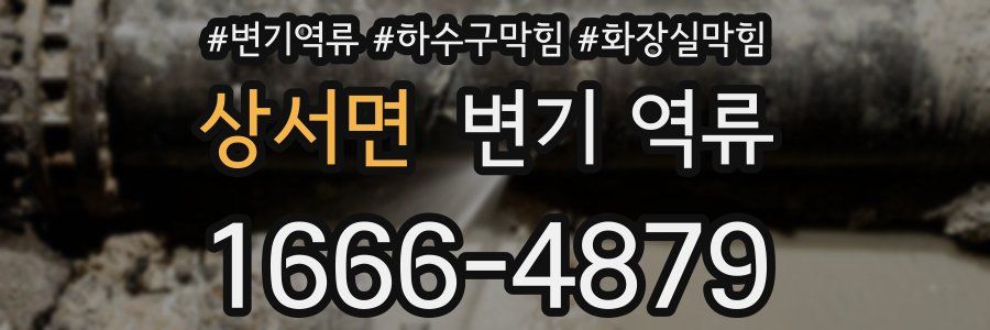 상서면 변기 역류