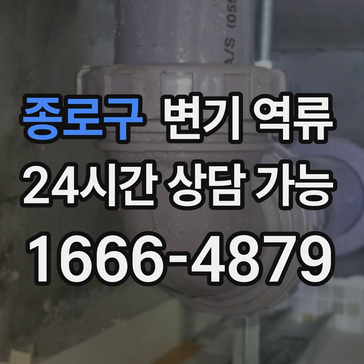 종로구 변기 역류
