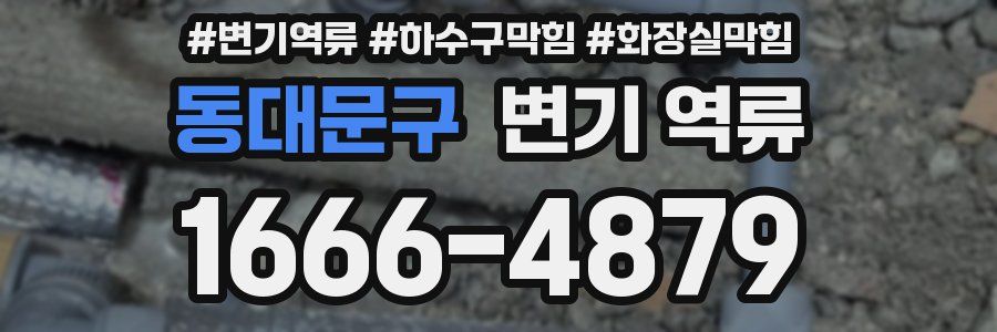 동대문구 변기 역류