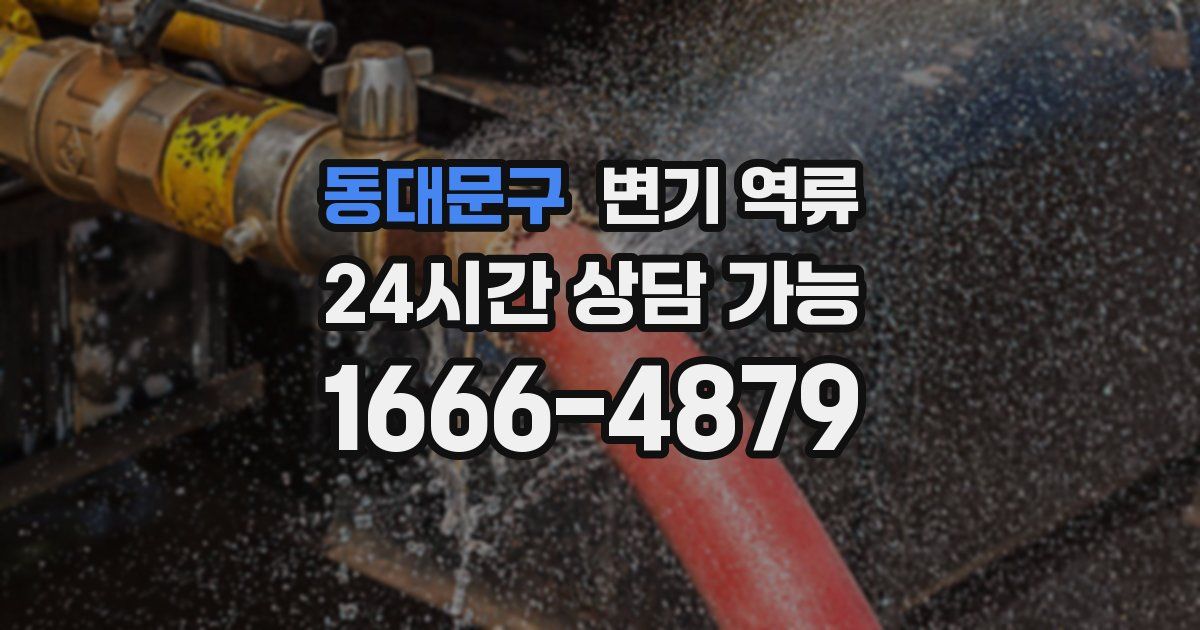 동대문구 변기 역류