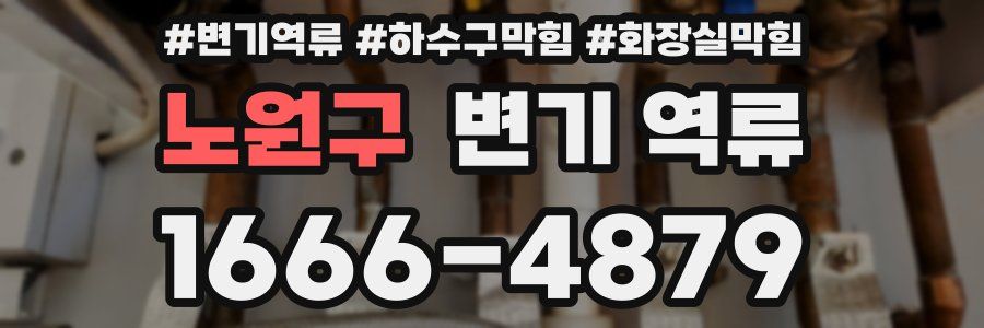 노원구 변기 역류