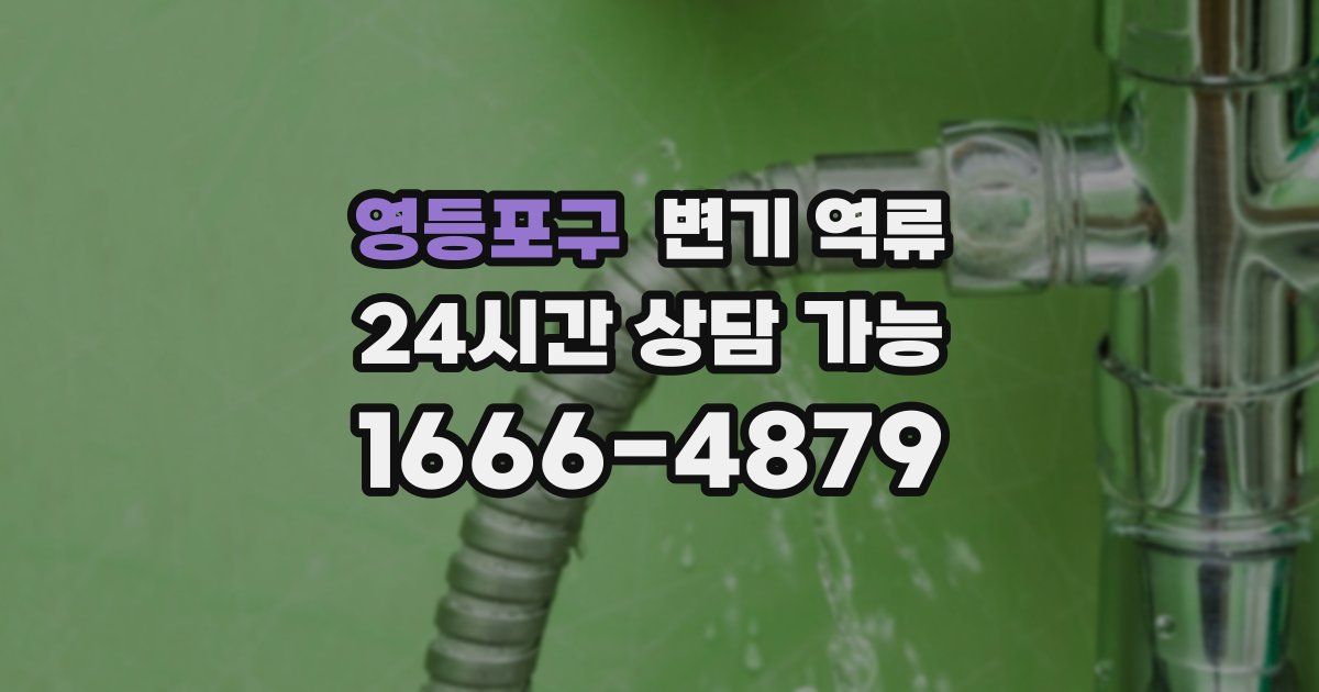 영등포구 변기 역류