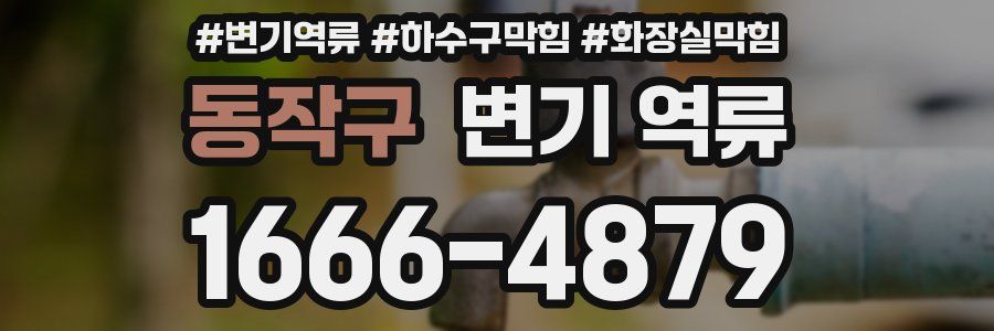 동작구 변기 역류