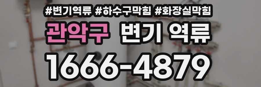 관악구 변기 역류