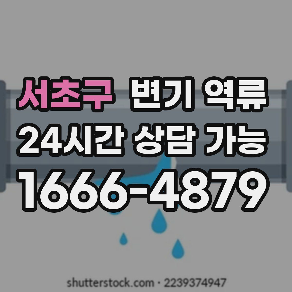 서초구 변기 역류