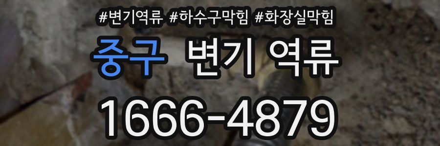 중구 변기 역류