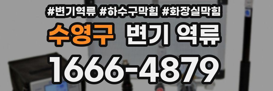 수영구 변기 역류