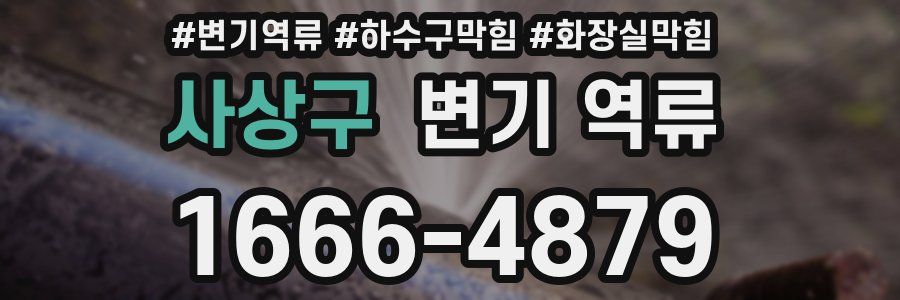 사상구 변기 역류