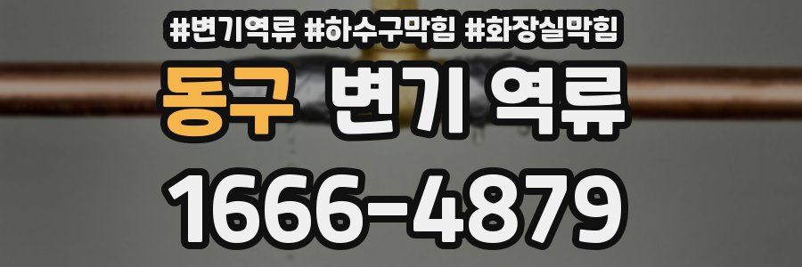 동구 변기 역류