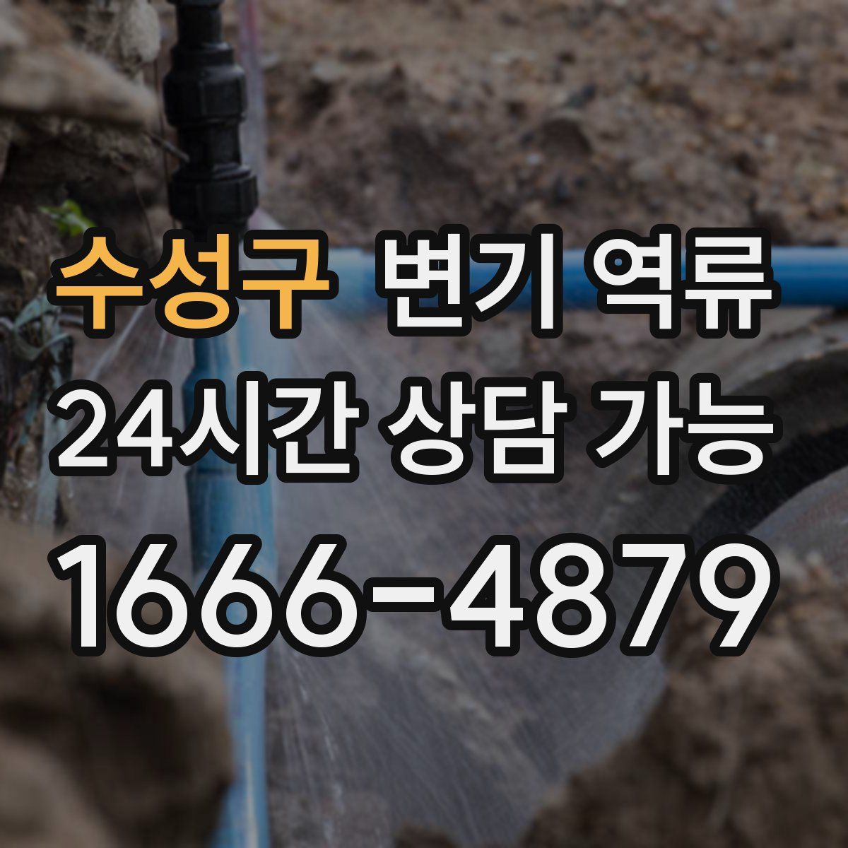 수성구 변기 역류