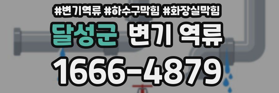 달성군 변기 역류