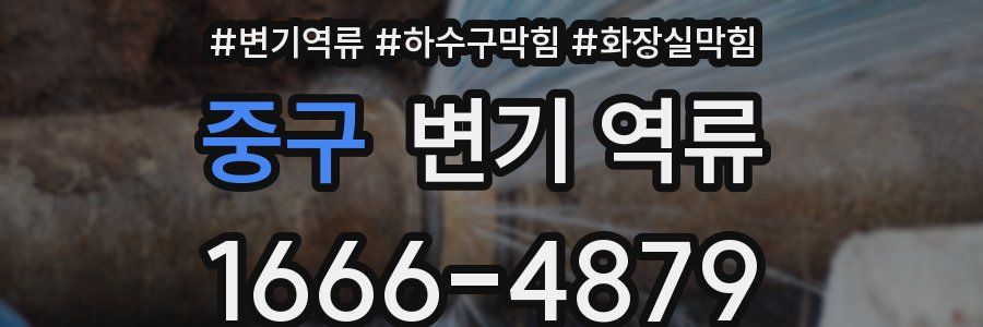 중구 변기 역류