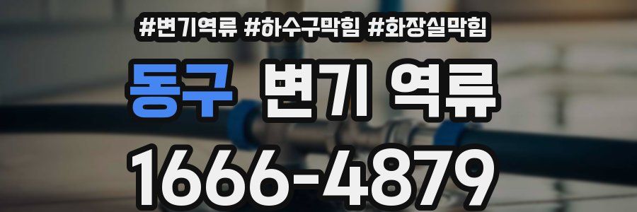 동구 변기 역류